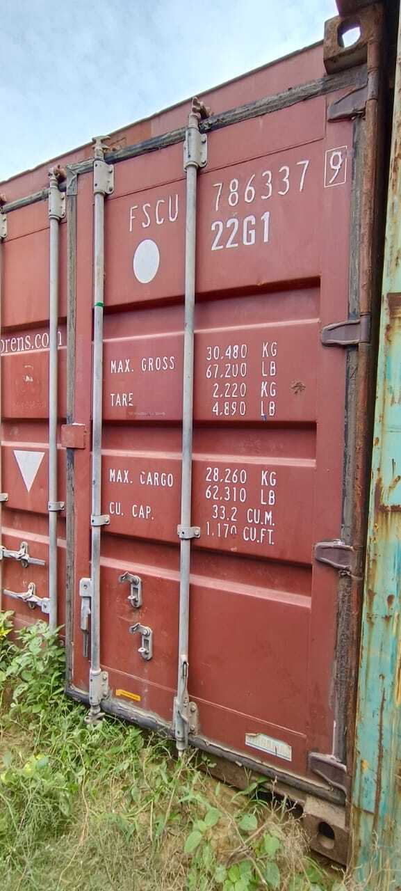 20ft Used Shipping Container External Dimension: Ooo