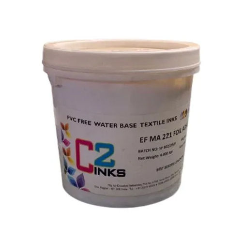 Pvc Free Water Base Textile Ink - Application: Screen Printing