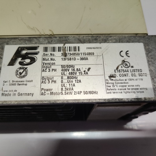 Keb 13f5b1d-390a Drive - Advanced Industrial Motor Control Technology | High Efficiency, Robust Performance