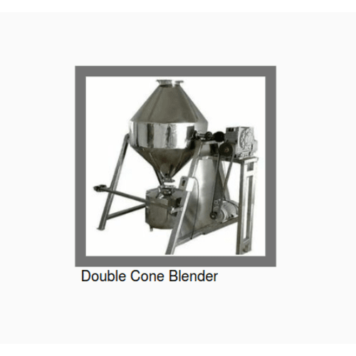 Double Cone Blender - Stainless Steel, Standard Size | Silver, Automatic Control Mode, 1 Year Warranty