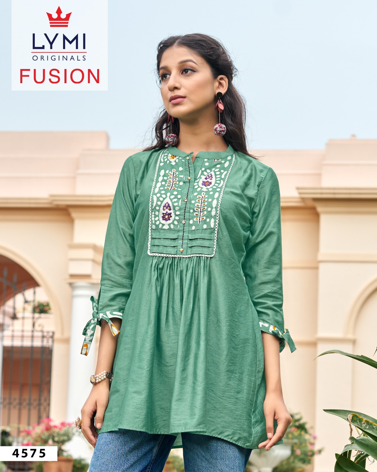 Fancy Embroidered Top With Handwork - Silk Material, Sizes: S, M, L, Xl, Xxl | Casual Dress, Full Sleeves, Breathable, Quick Dry, All Season