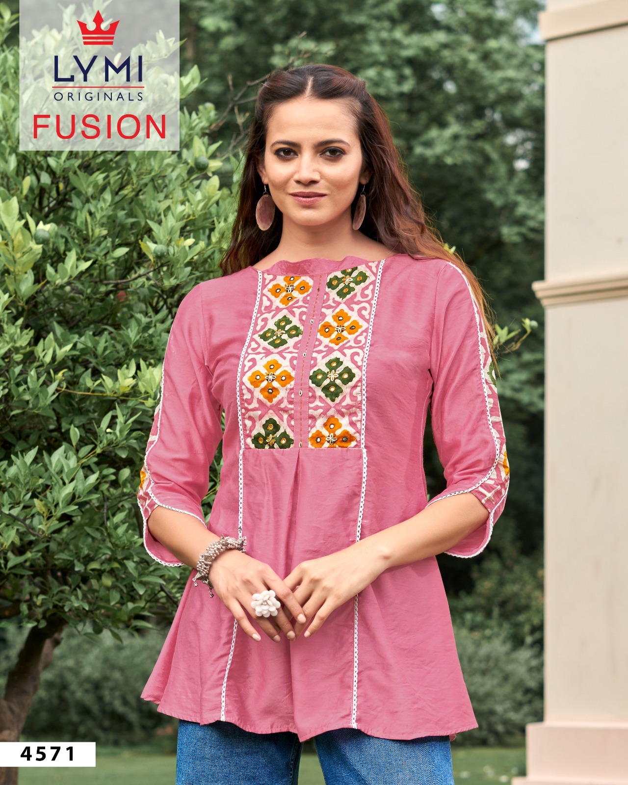 Fancy Embroidered Top With Handwork - Silk Material, Sizes: S, M, L, Xl, Xxl | Casual Dress, Full Sleeves, Breathable, Quick Dry, All Season