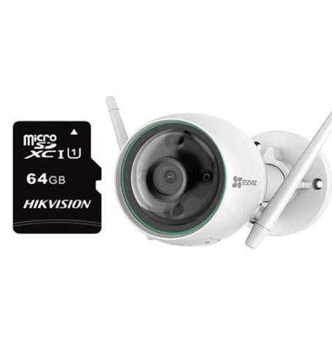 EZVIZ C3N फुल एचडी 1080P IP67 सफेद वाई-फाई बाहरी होम सिक्योरिटी कैमरा