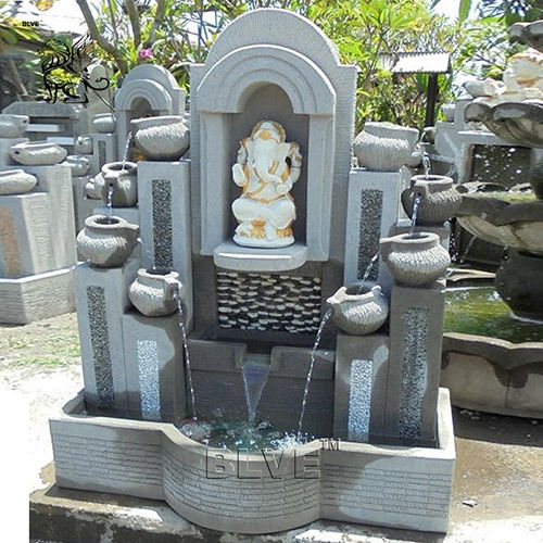 Marble Stone Outdoor Fountain Size: Customized