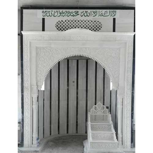 Moisture Proof White Marble Qibla