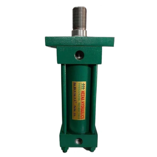 Iron Hydraulic Cylinder - Color: Blue