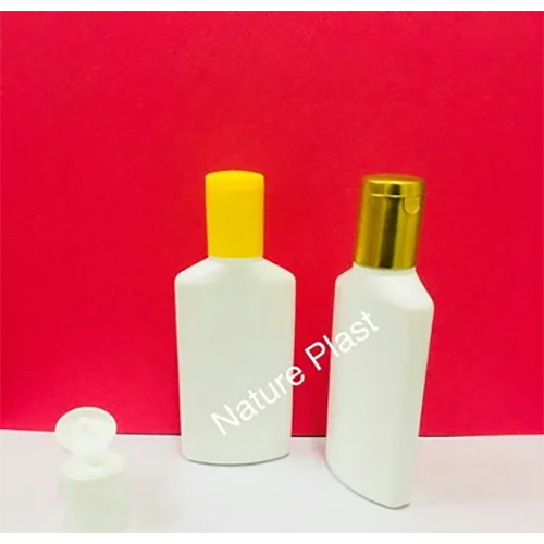 60ml HDPE Flat Bottle With 20mm FTC - HDPE Material, Square Shaping, Any Color, 17 Grams Weight | Ideal for Liquids and Various Contents