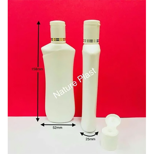 Lotion Bottle - 100ml HDPE Material, White Color with Filiptop Cap , Custom Shaping Mode