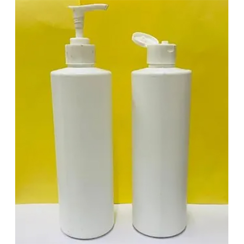 500ml HDPE Shampoo and Sanitizer Bottle - Material: HDPE, Size: 500ml, Color: White | Designed for Versatile Use with Shampoo and Sanitizer