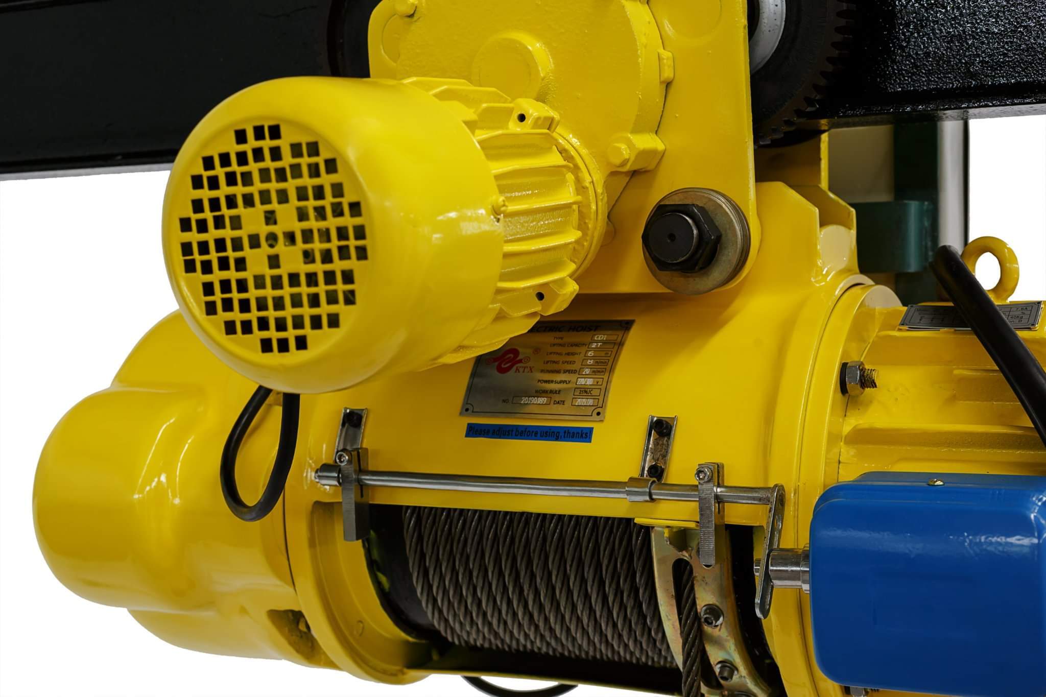 Overhead Crane Cd1 2ton - Color: Yellow