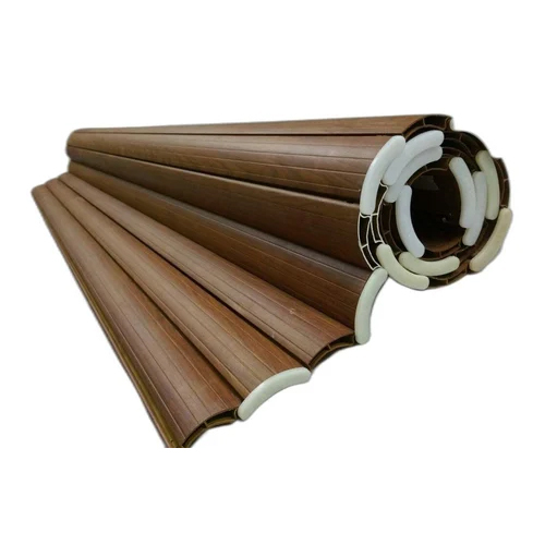 Aluminum Rolling Shutter - Color: Brown
