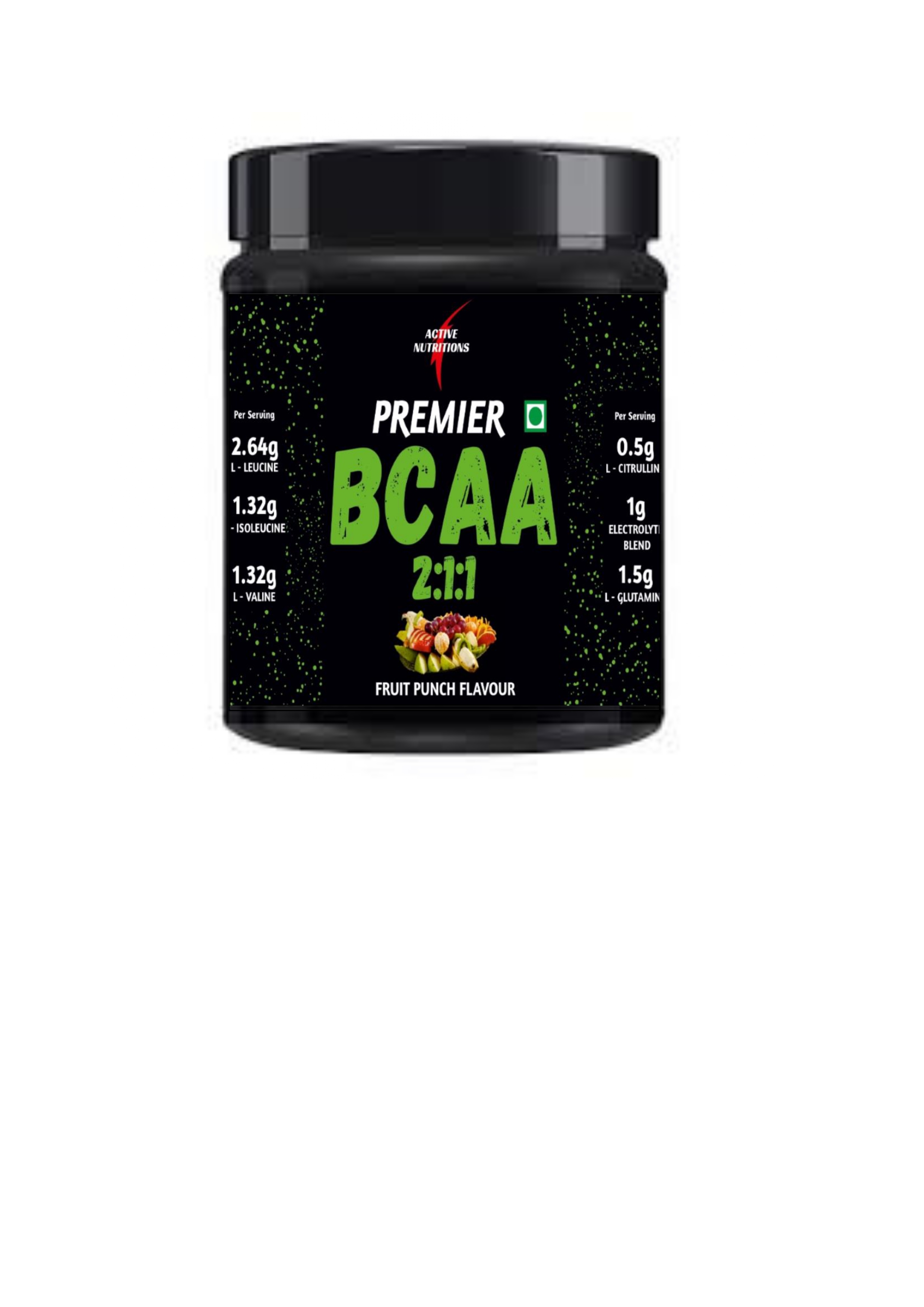 Premier Bcaa 2:1:1 - 300g Powder | Enhanced Muscle Growth, Reduced Fatigue, Electrolyte Blend, Multiple Flavors
