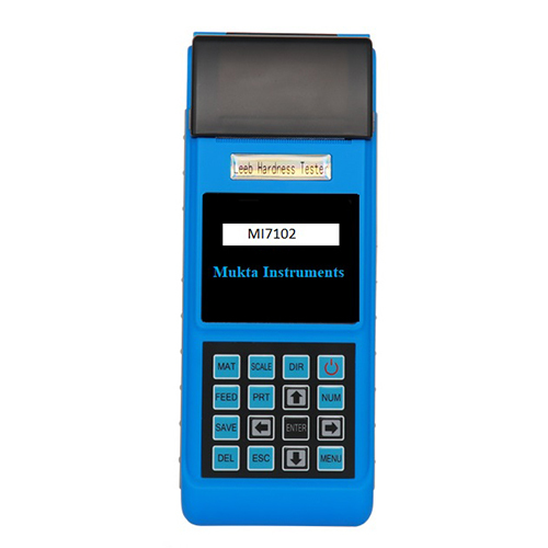 Mi7102 Portable Hardness Tester - Stainless Steel & Plastic, 0-100 Hrc Semi-automatic Measurement, Lightweight And Easy-to-use Industrial Device