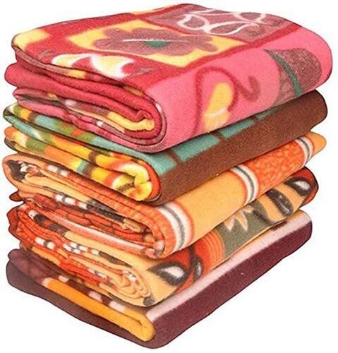 Printed Polar Blankets Medium Size 70x90 Inches 500 Gram