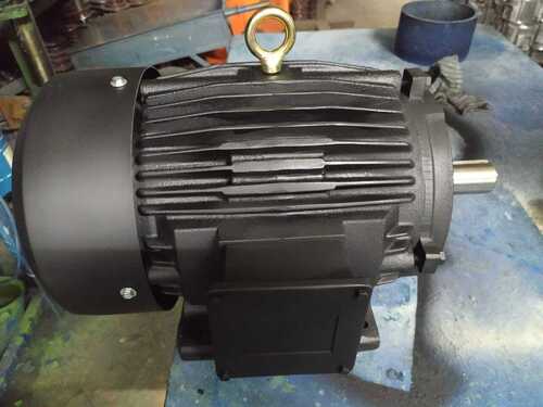 ब्लैक 10Hp थ्री फेज फुट माउंटेड मोटर