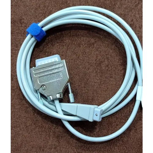 Flow Sensor Cable - Plastic Material, White Color | Precise Monitoring for Neonatal Care and Safe Oxygenation