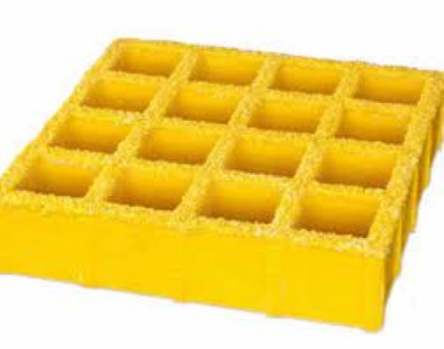 Frp Anti Skid Moulded Grating - Color: Yellow