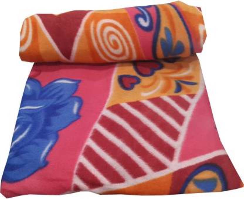 350 Gram Polar Fleece Printed Blanket - Plush Soft Polyester Fabric, 90x60 Inch Queen Size, Whip Stitch Edges, Ideal For Bedding And Travel