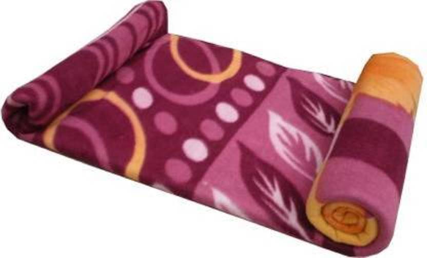 350 Gram Polar Fleece Printed Blanket - Plush Soft Polyester Fabric, 90x60 Inch Queen Size, Whip Stitch Edges, Ideal For Bedding And Travel