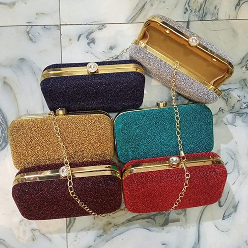 Clutch Bag - Rectangular Shape, Button Closure | Elegant Design For Women, Chic Evening Accessory, Perfect For Modern Outfits