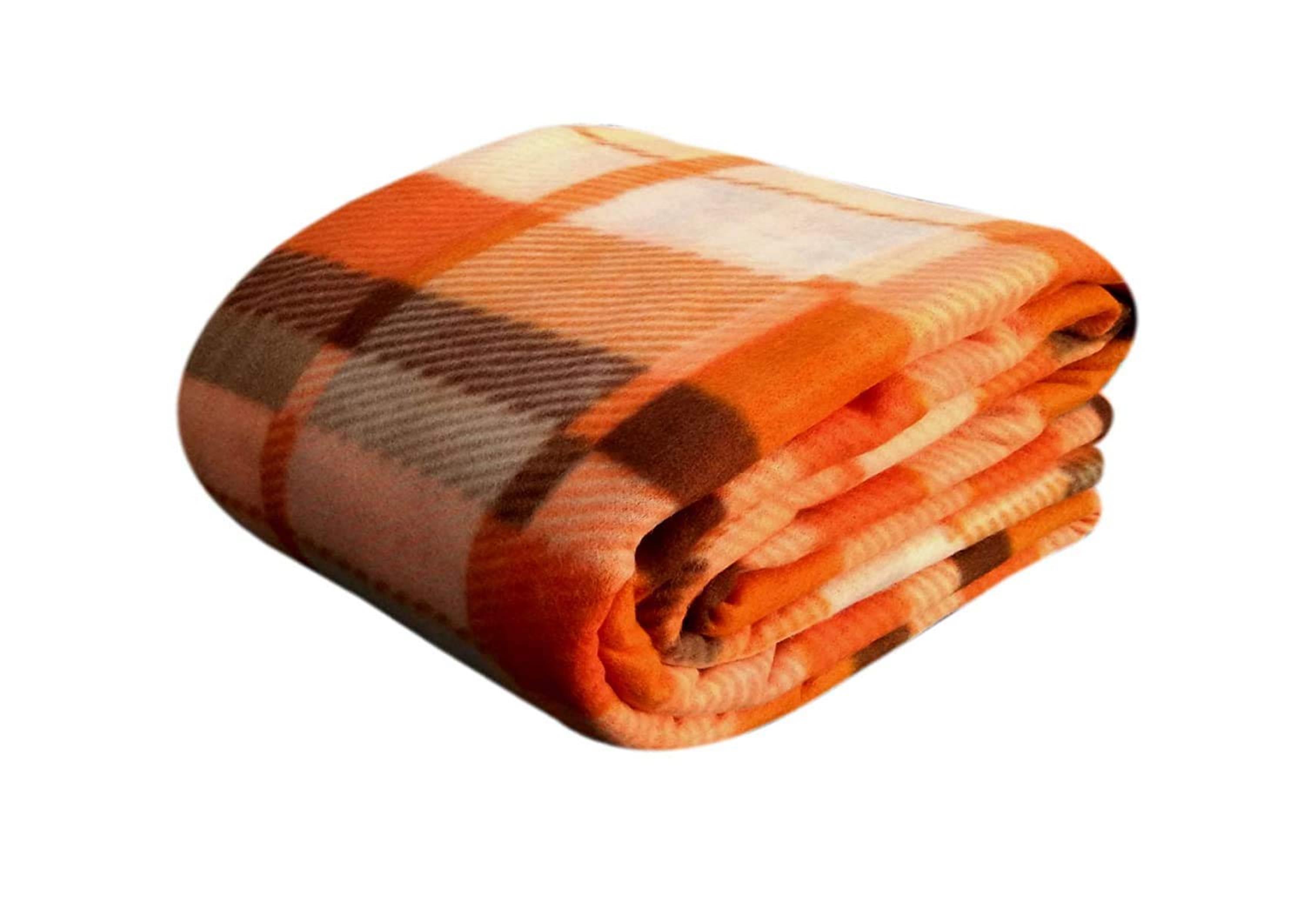 Premium Polar Fleece Blanket - 90x60 Inches, Multicolor Print With Plush Soft Fabric & Silky Satin Border, Perfect For Bedding, Travel, And Home Use