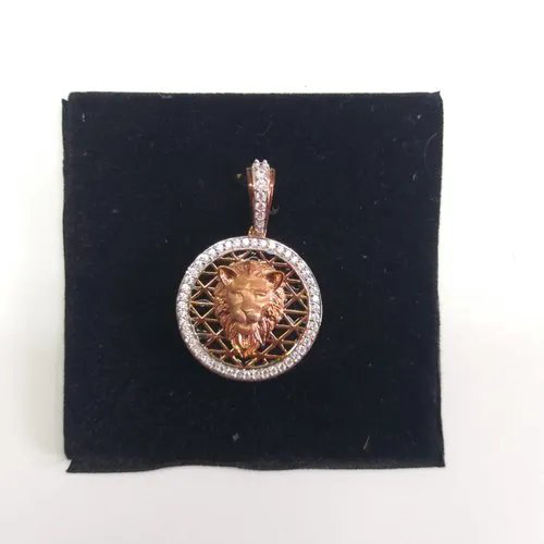 Designer Diamond Pendants - Rose Gold, 15-25mm Round VVS-VS Diamonds, D-F Color | Adorn Your Style with Timeless Luxury and Elegance