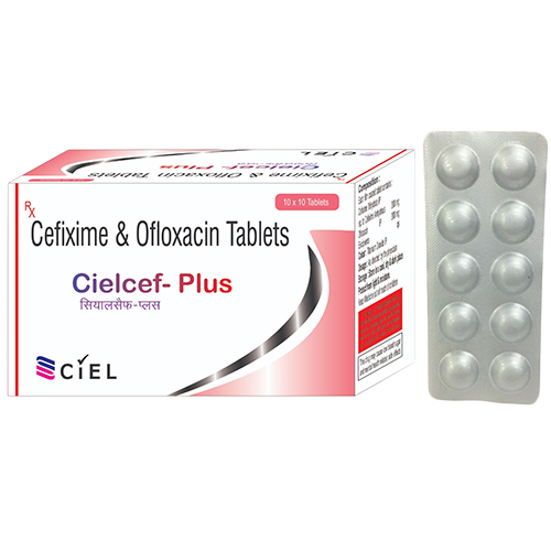 Cefixime And Ofloxacin Tablets - Antibiotic Combination, 10x10 Tablets Strip | Suitable For All, Store In Cool & Dry Place
