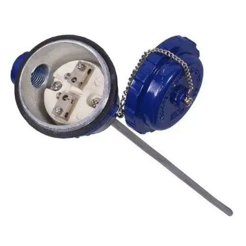 B Type Thermocouple - Stainless Steel, 1 Meter Stem Length, 0.5 - 8 mm Diameter, Temperature Range 0 to 750°C | Industrial Application, ±2.5°C Accuracy, Simplex Junction