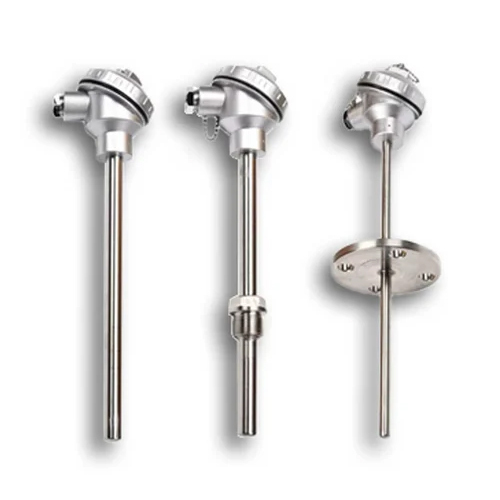Mineral Insulated Thermocouples - Stainless Steel, 1mm Sleeve Diameter, Silver Color, 220V Voltage | Designed for Industrial Usage, Class 1 Compliance