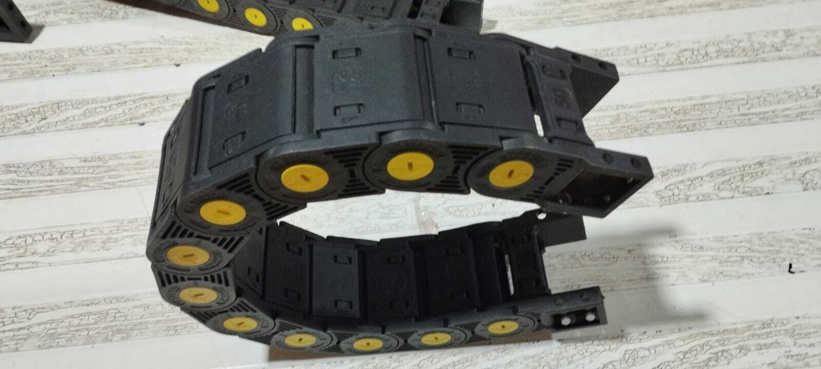 Cable Drag Chain - Nylon-66, 35x75mm, Black | Suitable For Agriculture, 1 Year Warranty