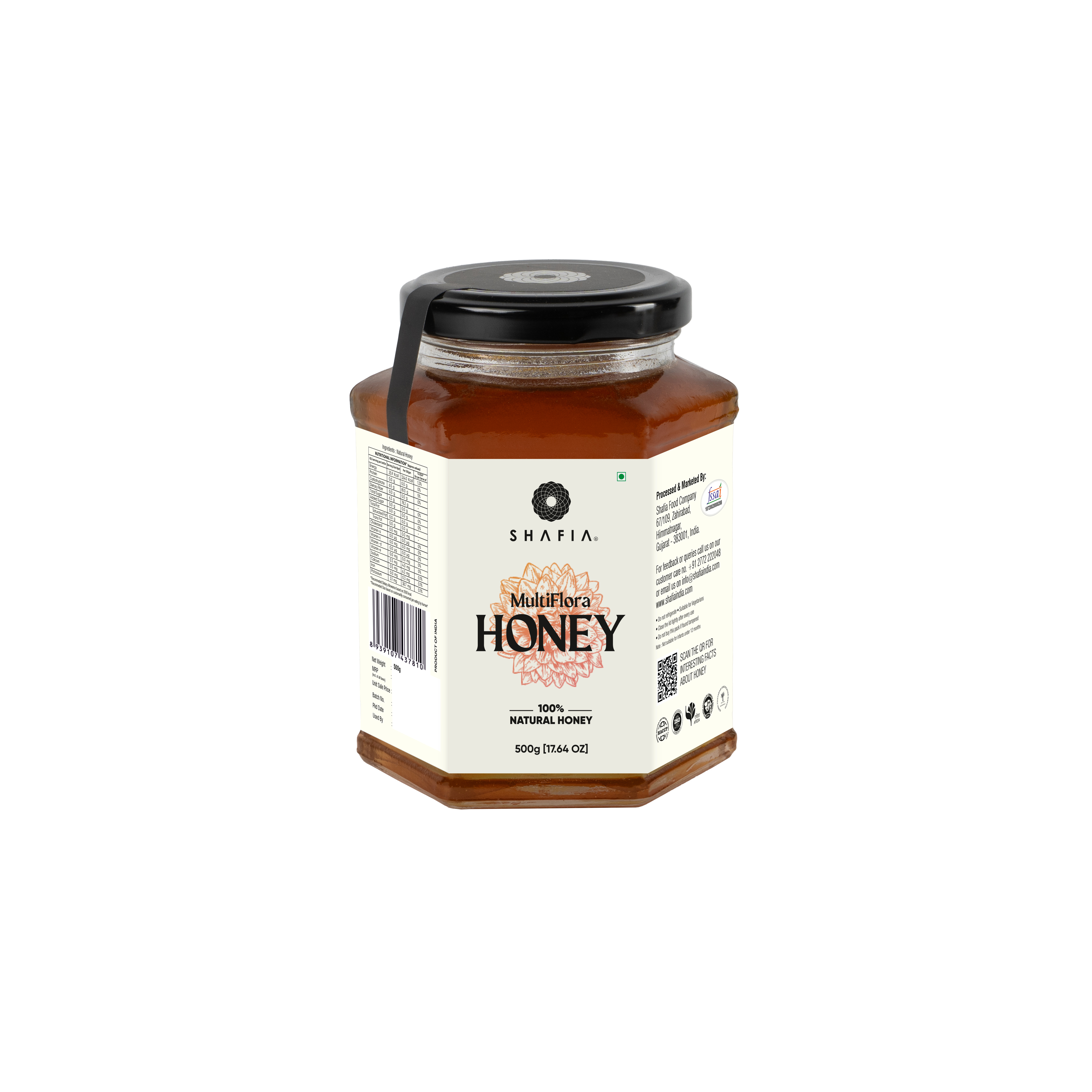 Multiflora Honey Diastase Activity (%): 3.56%