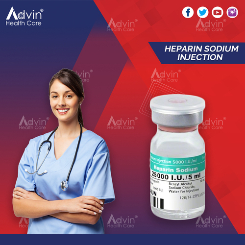 Heparin Sodium Injection By Advin Health Care