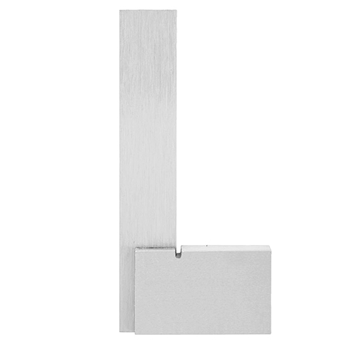 Steel Try Square - Stainless Steel, Customized Size, Silver/grey Finish | Durable, Rust And Corrosion Resistant, Precision Measuring Tool