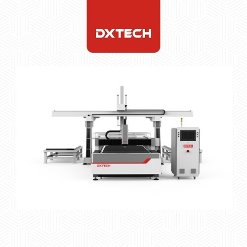 व्हाइट ईए- एक्सचेंज प्लेटफॉर्म के साथ ऑटोमैटिक फीडिंग फाइबर लेजर कटिंग मशीन