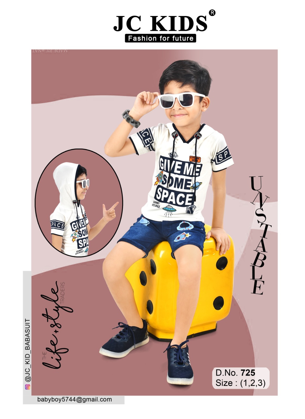 Jc Kids Trendy Dress - Cotton Printed Modern Dress | Trendy Style For Boys