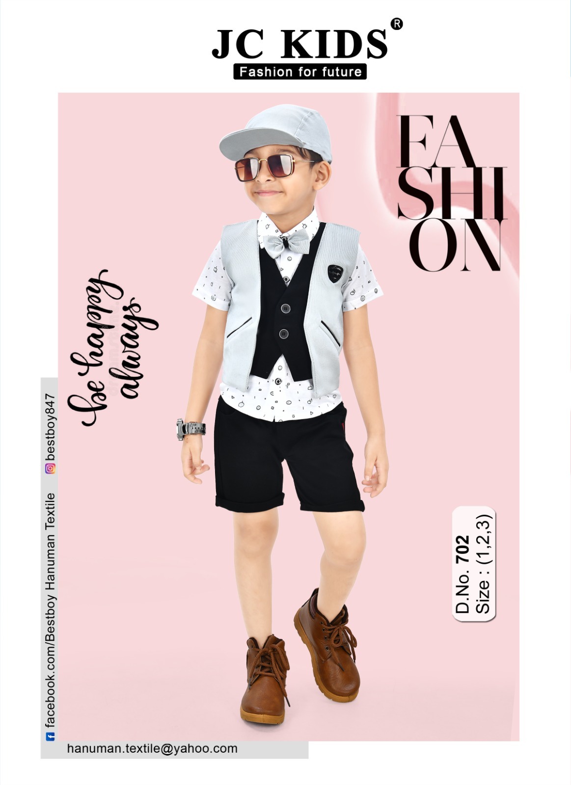 Jc Kids Trendy Dress - Cotton Printed Modern Dress | Trendy Style For Boys