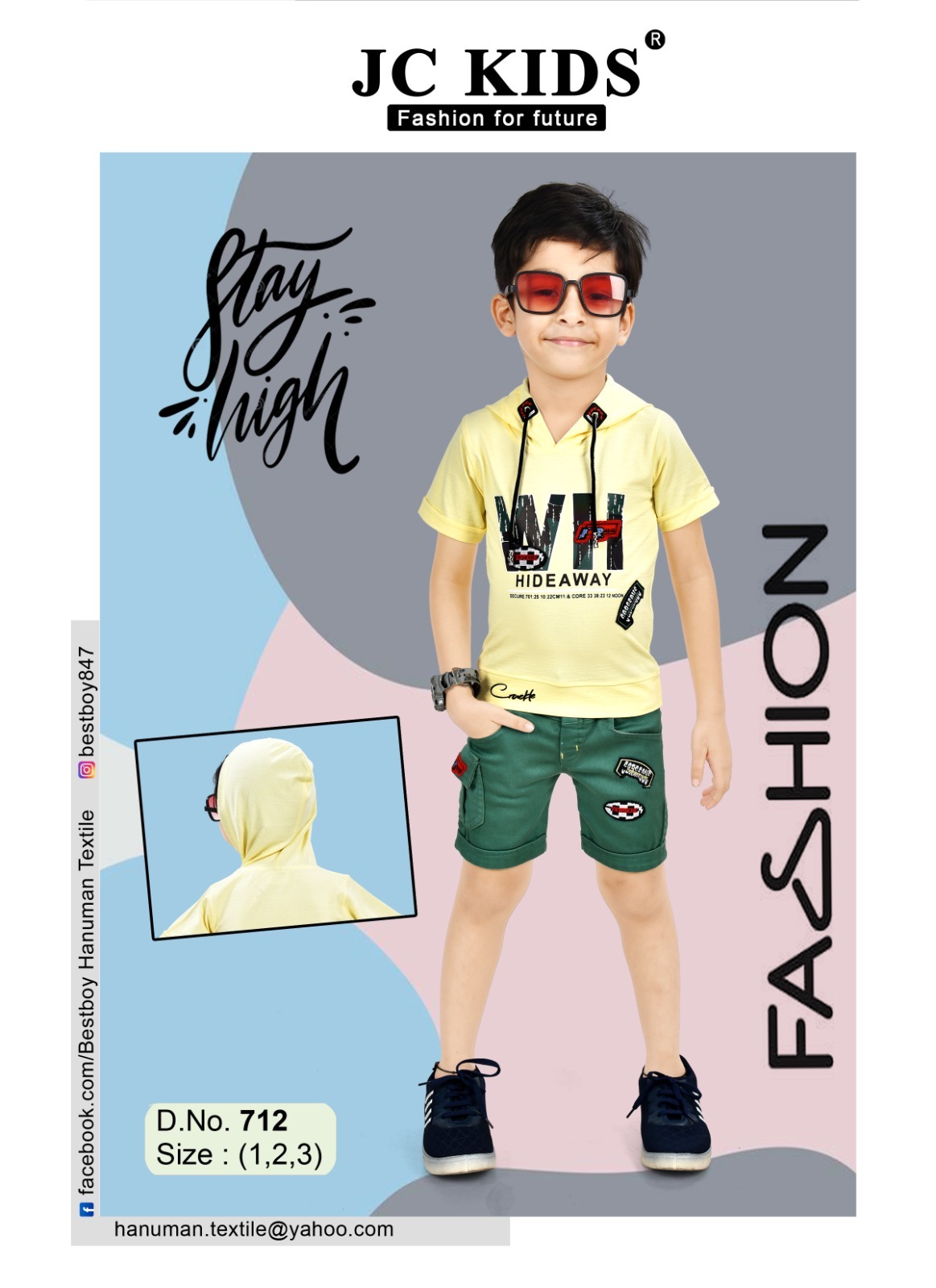 Jc Kids Trendy Dress - Cotton Printed Modern Dress | Trendy Style For Boys