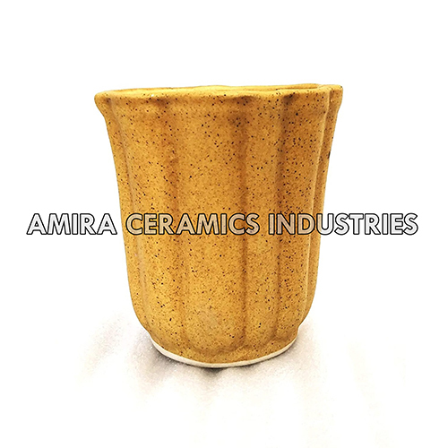 Ceramic Pot - Green Finish, Indian Regional Style With Elegant Design