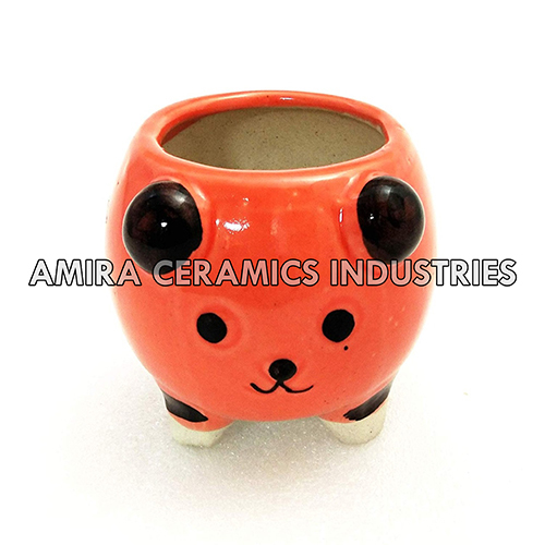 Ceramic Pot - Green Finish, Indian Regional Style With Elegant Design