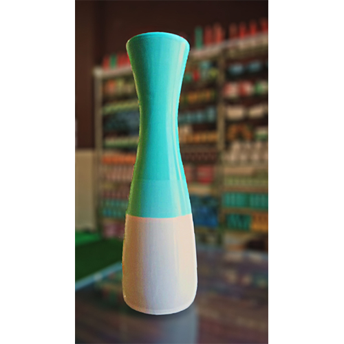 Table Vases - Handcrafted Ceramic, 12x8 Inches, Bright Blue With Intricate Indian Hand-painted Motifs | Unique Regional Style, Artisan Finish