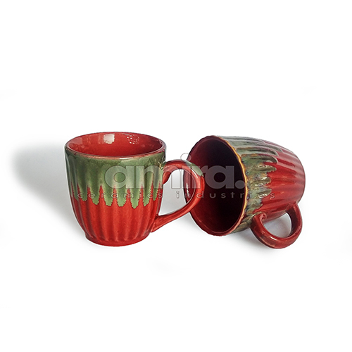 Tea Cup - Ceramic, Polished Finish | Good Quality Craftsmanship For Elegant Tea Enjoyment