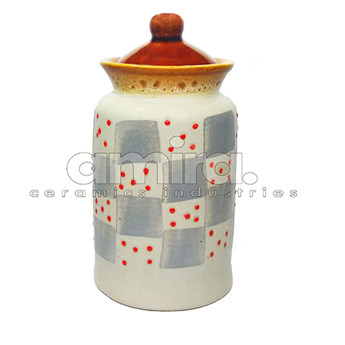 Multipurpose Jar - Ceramic Material | Versatile Storage Solution For Kitchen And Home