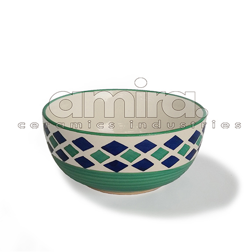 Serving Bowl - Ceramic, Polished Finish | Elegant Design For Stylish Dining And Entertaining