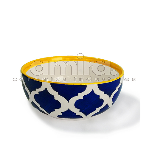 Serving Bowl - Ceramic, Polished Finish | Elegant Design For Stylish Dining And Entertaining