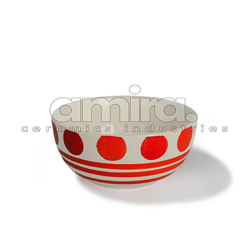 Serving Bowl - Ceramic, Polished Finish | Elegant Design For Stylish Dining And Entertaining