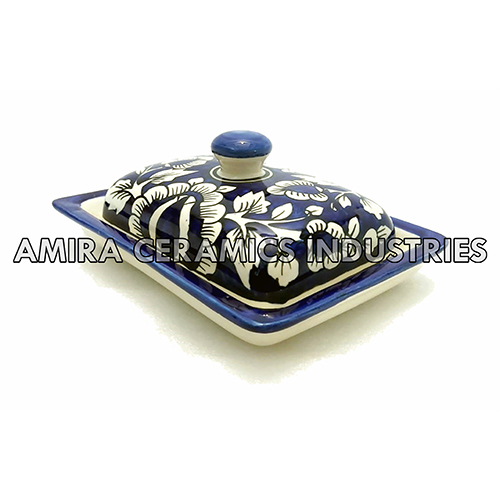 Butter Pot - Ceramic, Multicolour | Good Quality Craftsmanship