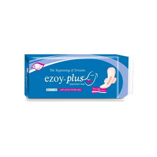 Light Sanitary Pad - Cotton Material, Various Sizes, Classic White Color | Disposable, Soft & Breathable With Stylish Printed Pattern
