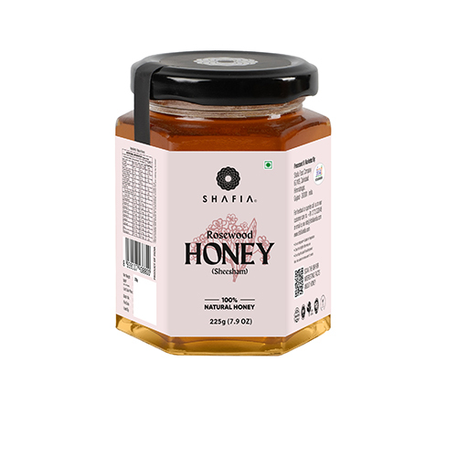 Rosewood Honey 225gm - Wild Honey from Rosewood Trees | Antioxidant-Rich, Mineral & Vitamin Source, 18 Months Shelf Life