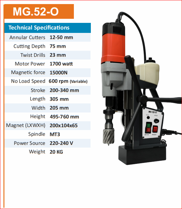 Magnetic Core Drill Machine - Automatic Grade: Semi-automatic