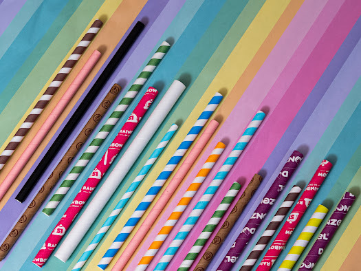 Available In All Color Options Paper Drinking Straws